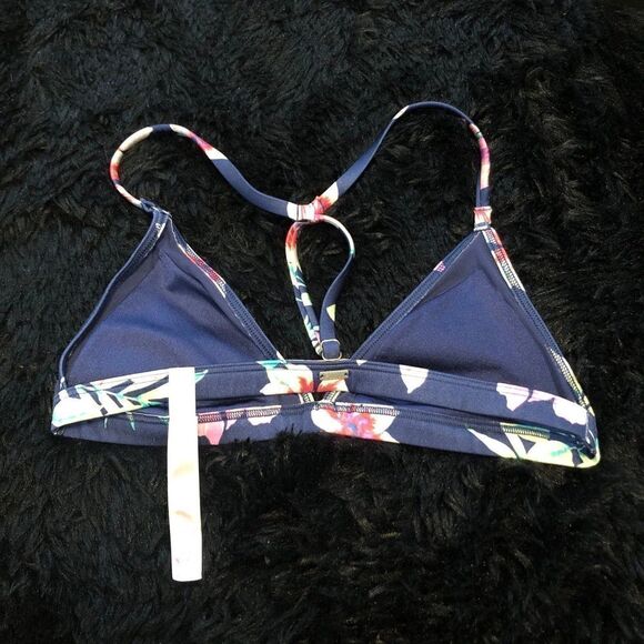 PINK victoria secret bikini top bra floral tropical print women’s Small - Picture 2 of 6